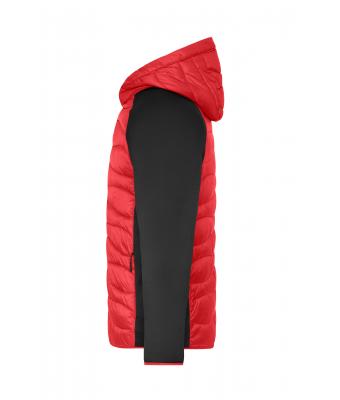 Homme Veste hybride pour hommes Rouge/noir 11471
