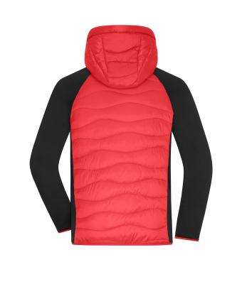 Homme Veste hybride pour hommes Rouge/noir 11471