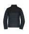 Dames Ladies' Padded Jacket   GRS Carbon/zwart 11474