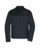 Homme Veste matelassée pour hommes   GRS Carbone/noir 11475