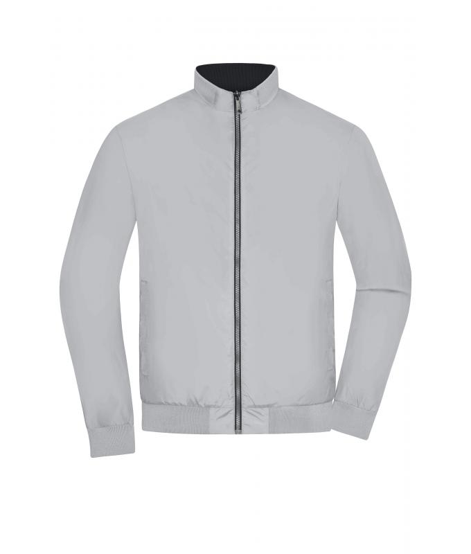 Herren Men's Blouson Black/silver 11477