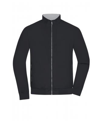 Heren Men's Blouson Zwart/zilver 11477