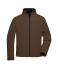 Herren Men's Softshell Jacket Brown 7306