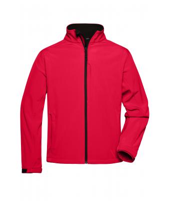 Herren Men's Softshell Jacket Red 7306