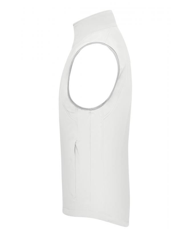 Homme Gilet softshell homme Blanc-cassé 7308