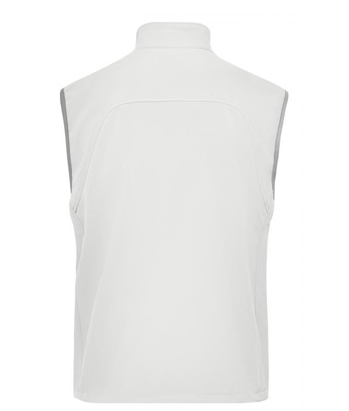 Homme Gilet softshell homme Blanc-cassé 7308
