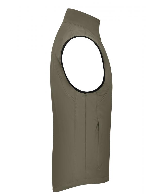 Homme Gilet softshell homme Olive 7308
