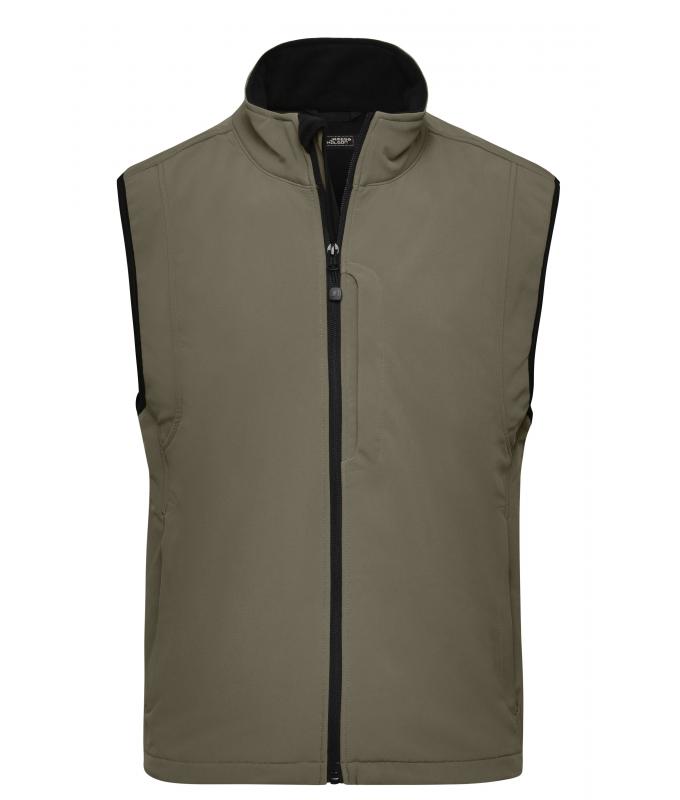 Homme Gilet softshell homme Olive 7308