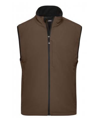 Herren Men's Softshell Vest Brown 7308