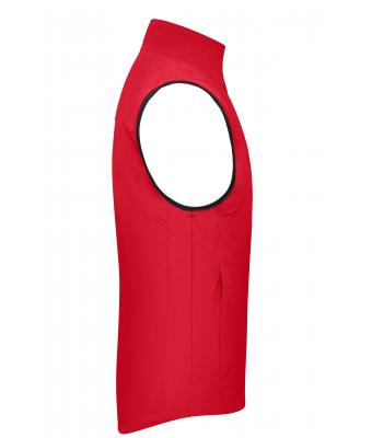 Herren Men's Softshell Vest Red 7308