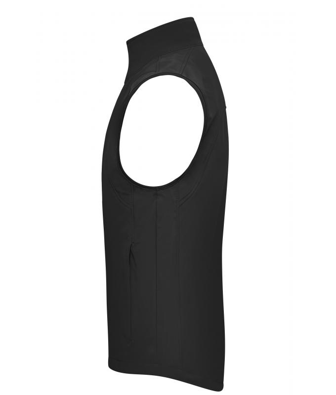 Herren Men's Softshell Vest Black 7308