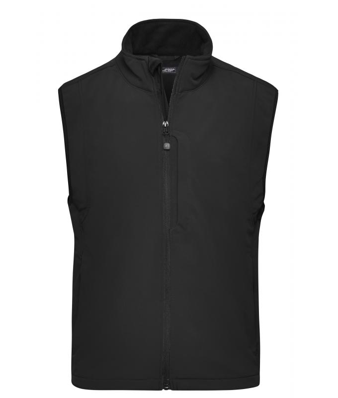 Herren Men's Softshell Vest Black 7308