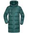 Femme Manteau court d’hiver femme   GRS Vert-fumé 11801