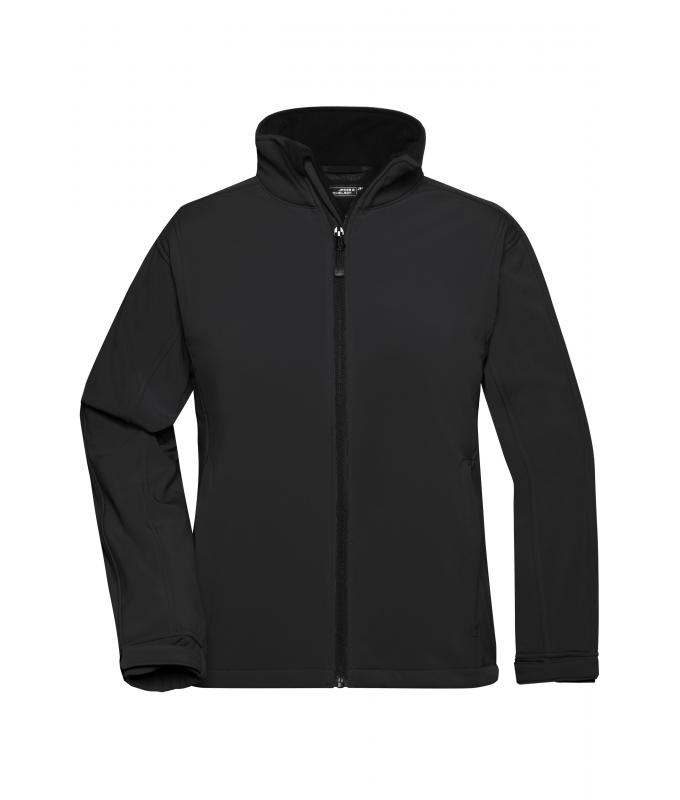 Damen Ladies' Softshell Jacket Black 7309