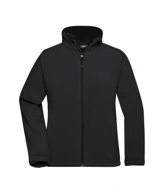 Dames Ladies' Softshell Jacket Zwart 7309