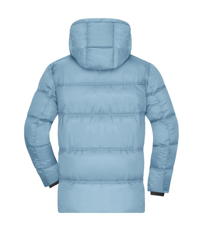 Men Men's Winter Jacket GRS Milky-blue 11804