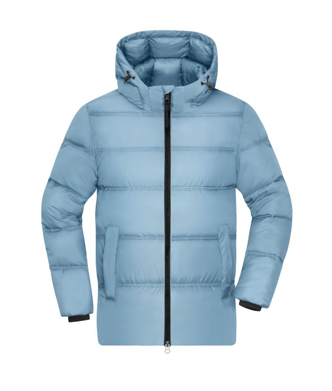 Men Men's Winter Jacket GRS Milky-blue 11804