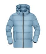 Men Men's Winter Jacket GRS Milky-blue 11804