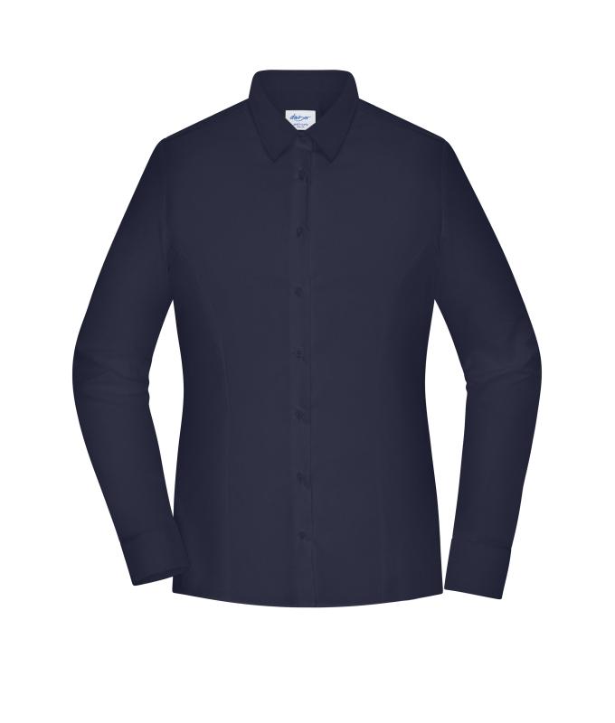 Damen Ladies' Shirt - SLIM FIT - Navy 11818