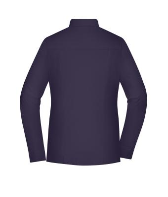 Damen Ladies' Shirt - SLIM FIT - Deep-purple 11818