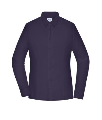 Damen Ladies' Shirt - SLIM FIT - Deep-purple 11818