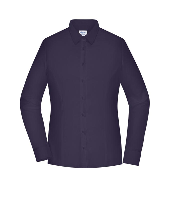 Dames Ladies' Shirt - SLIM FIT - Diep-paars 11818