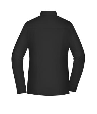Damen Ladies' Shirt - SLIM FIT - Black 11818