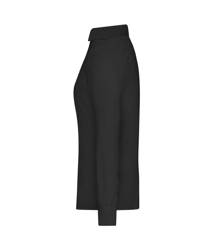 Dames Ladies' Shirt - SLIM FIT - Zwart 11818