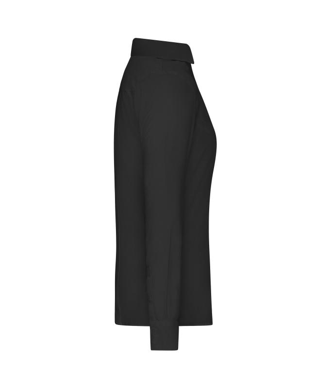 Dames Ladies' Shirt - SLIM FIT - Zwart 11818