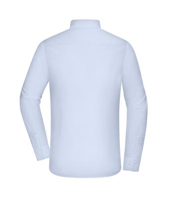 Herren Men's Shirt - SLIM FIT - Light-blue 11816