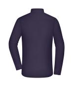 Herren Men's Shirt - SLIM FIT - Deep-purple 11816