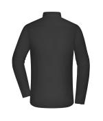 Herren Men's Shirt - SLIM FIT - Black 11816
