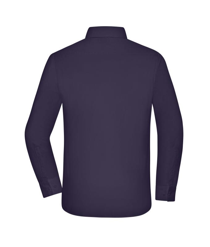 Herren Men's Shirt - MODERN FIT - Deep-purple 11817