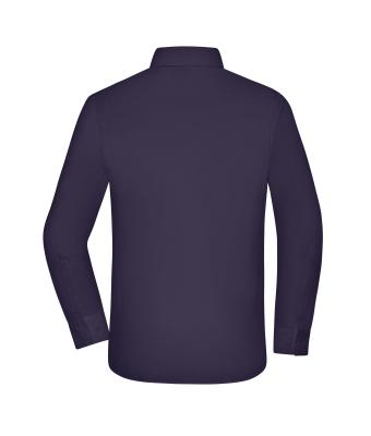 Men Men's Shirt - MODERN FIT- Deep-purple 11817