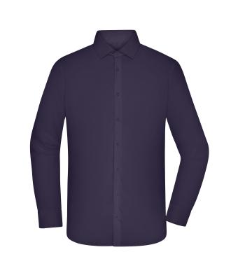 Heren Men's Shirt - MODERN FIT- Diep-paars 11817
