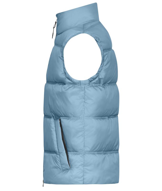 Men Men's Winter Vest GRS Milky-blue 11996
