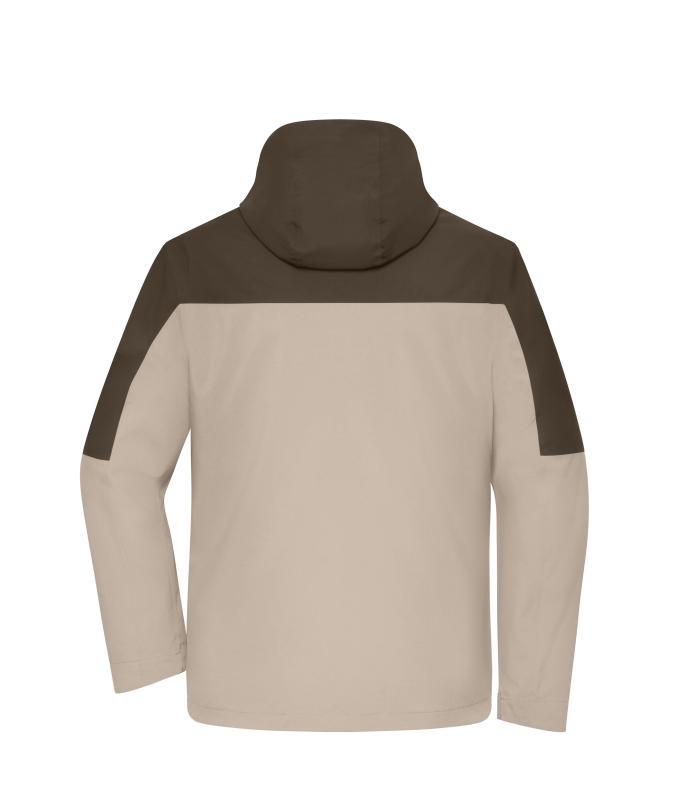 Men Men's 3-in-1 Jacket GRS Sandstone/muddy-brown 11998