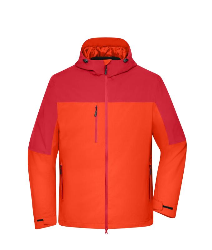Herren Men's 3-in-1-Jacket GRS Spicy-orange/red 11998