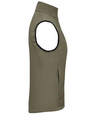 Dames Ladies' Softshell Vest Olijf 7310