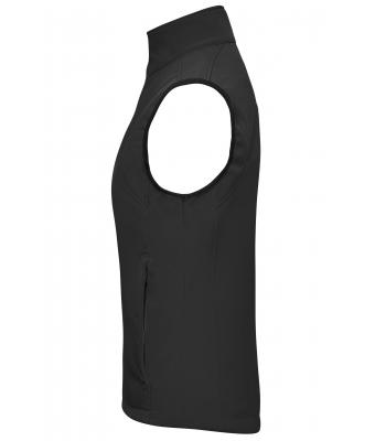 Dames Ladies' Softshell Vest Zwart 7310