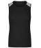 Damen Ladies' Running Tank  GRS Black 12013