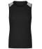 Dames Ladies' Running Tank  GRS Zwart 12013