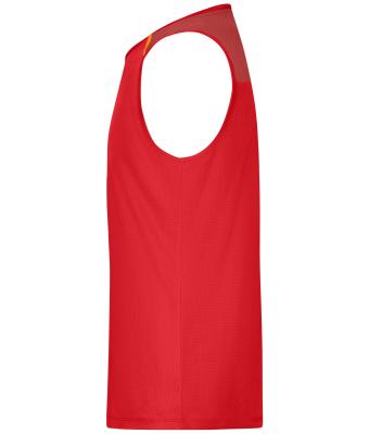 Homme Débardeur de course pour hommes  GRS Orange-épicé 12014