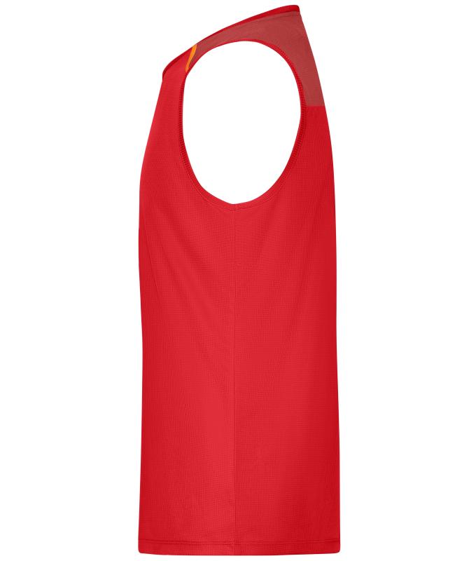 Homme Débardeur de course pour hommes GRS Orange-épicé 12014