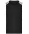 Herren Men's Running Tank  GRS Black 12014