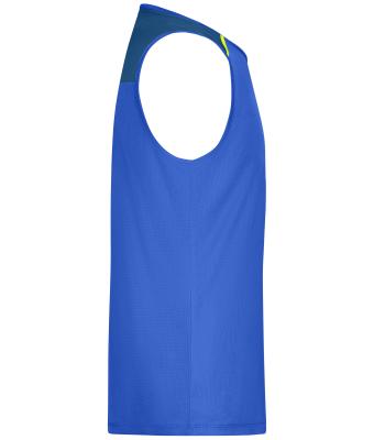 Herren Men's Running Tank  GRS Peacock-blue 12014