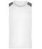 Herren Men's Running Tank  GRS White 12014