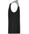 Herren Men's Running Tank  GRS Black 12014