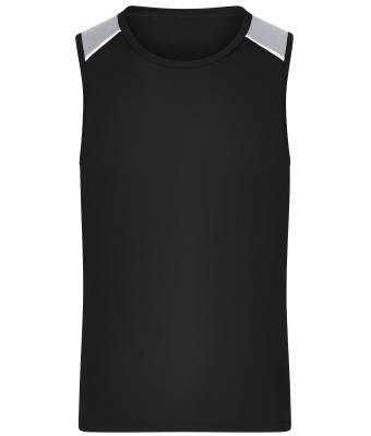 Herren Men's Running Tank  GRS Black 12014