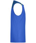 Men Men's Running Tank GRS Peacock-blue 12014